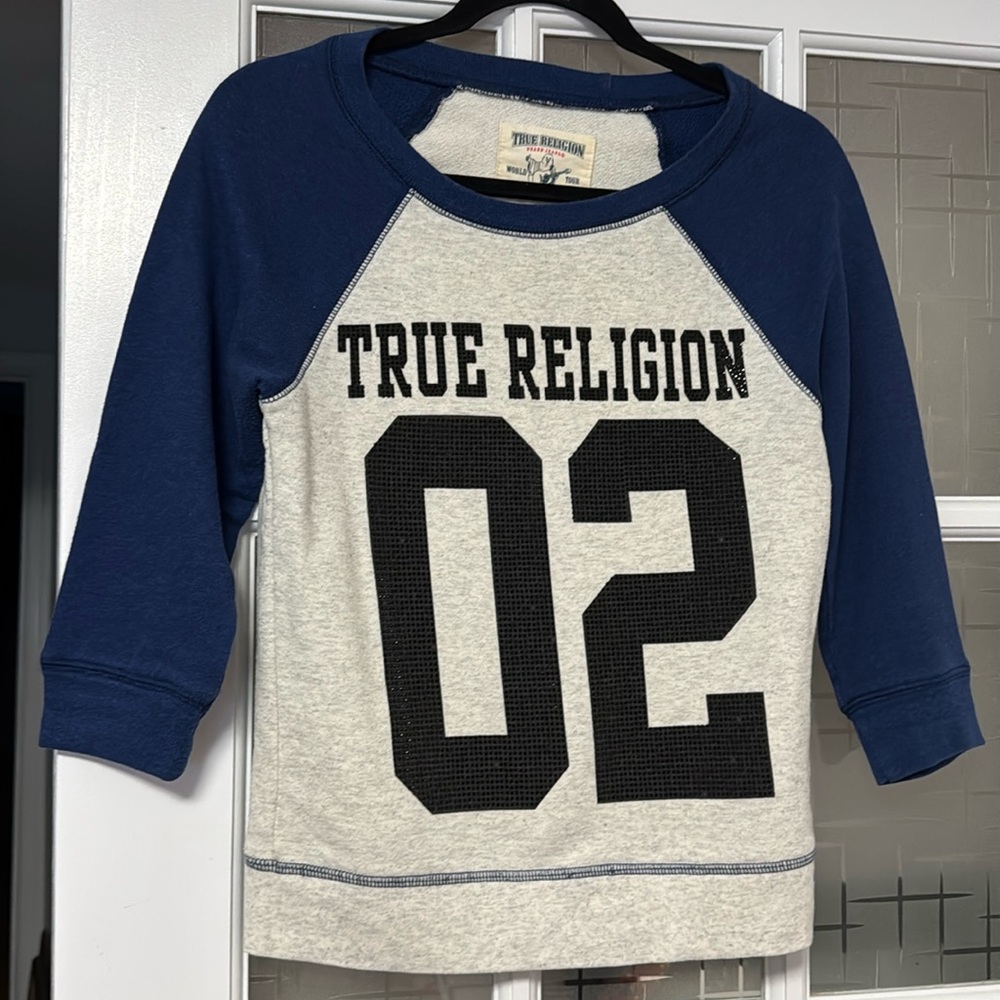 True Religion sweatshirt. Size XS